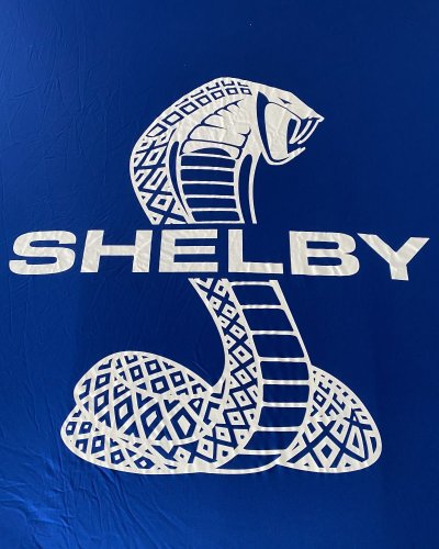 Shelby krycí plachta - modrá